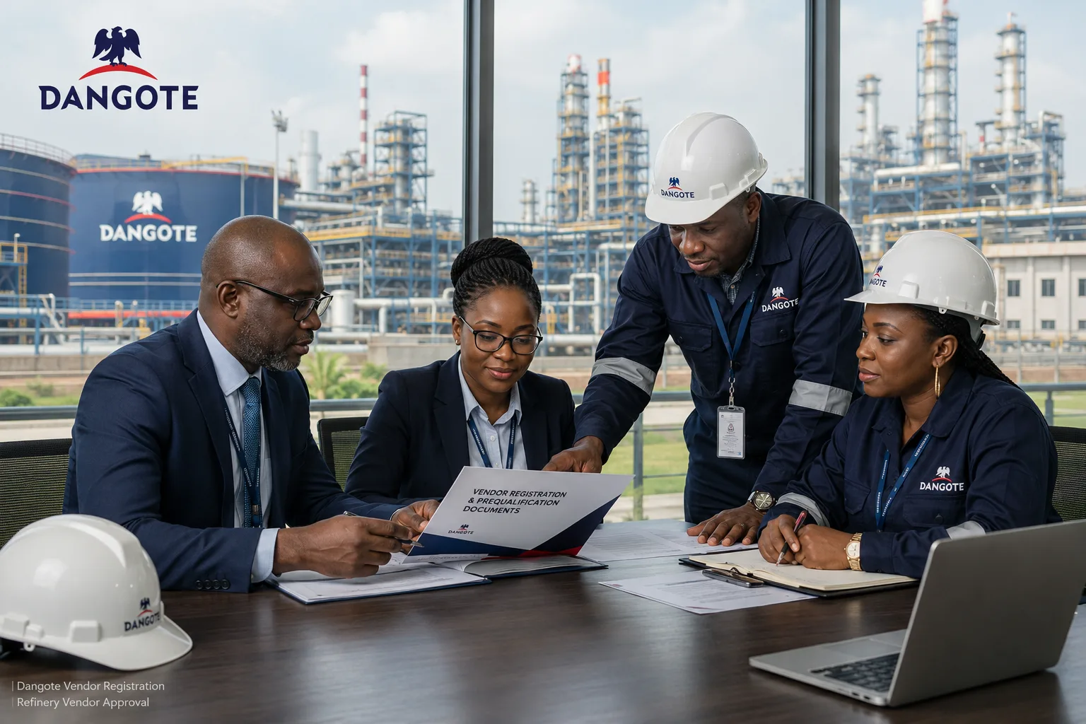 Dangote vendor registration and refinery supplier prequalification in Nigeria
