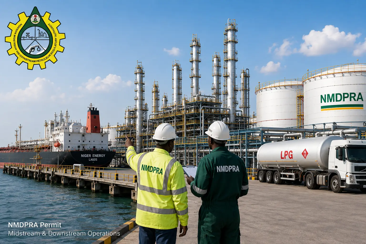 NMDPRA permit for midstream and downstream petroleum operations in Nigeria