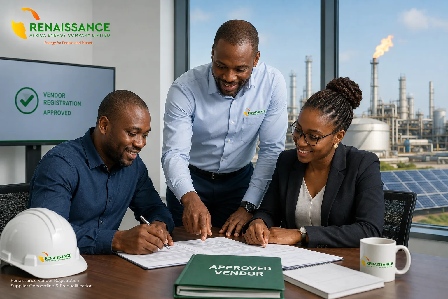 Renaissance Africa Energy vendor registration and NIPEX supplier qualification